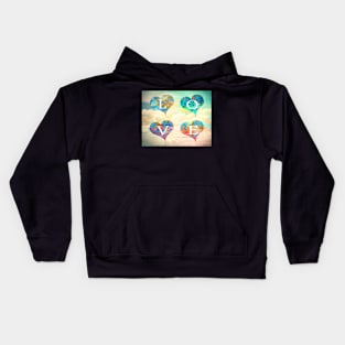 Love In The Air Kids Hoodie